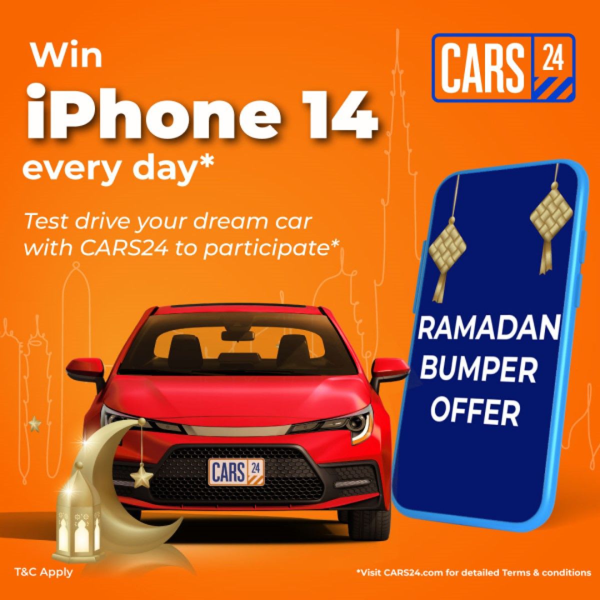 iPhone 14 Winners with CARS24'S Ramadan Bumper Offer