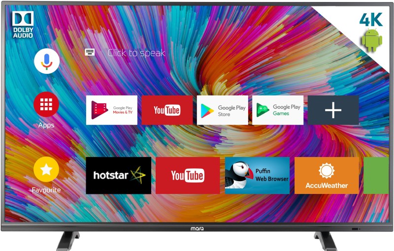 MarQ 43SAUHD Flipkart Dolby Certified Android 43 inch(109 cm) Ultra HD (4K) Smart LED TV