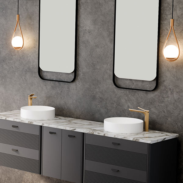 Single Handle Tall Lavatory Faucet without Pop-Up Drain