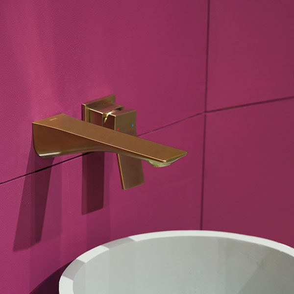 Single Handle Wall Mount Lavatory Faucet Trim Only