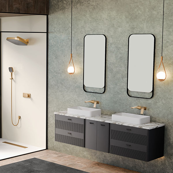 Single Handle Wall Mount Lavatory Faucet Trim Only