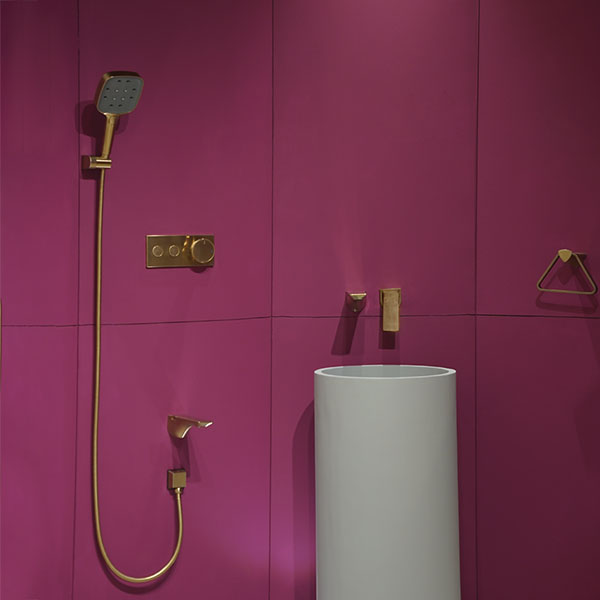 Single Handle Wall Mount Lavatory Faucet Trim Only