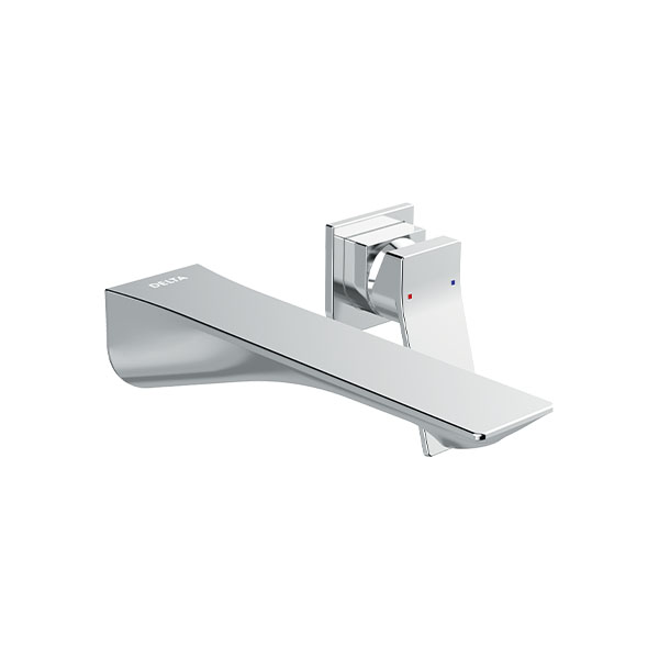 Single Handle Wall Mount Lavatory Faucet Trim Only