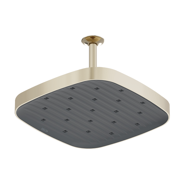 Delta Nuvola 330mm single-function H₂Okinetic® showerhead in Polished Nickel - ISH1119-PN