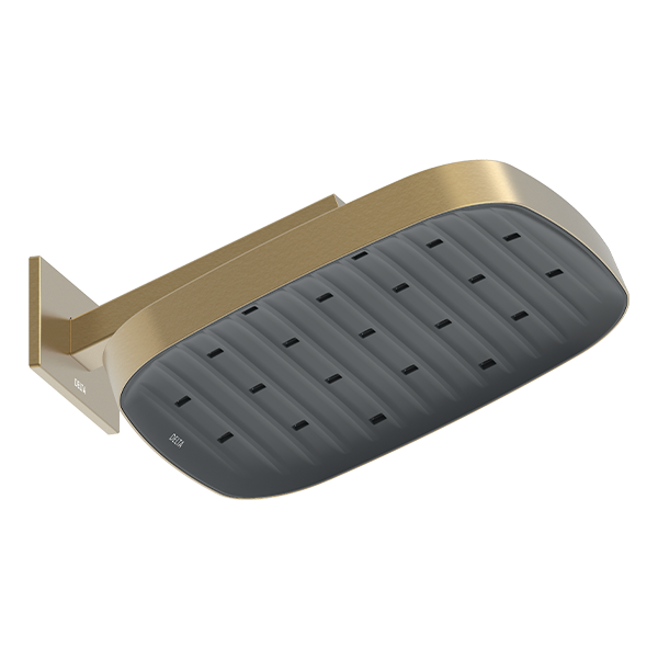 Delta® H₂Okinetic® Technology sculpts water into a unique wave pattern that delivers more warmth, intensity, and coverage—while using less water than a standard shower. These rain shower heads provide unique and pure water experiences - no lights, sound, air mixing or any other gimmick