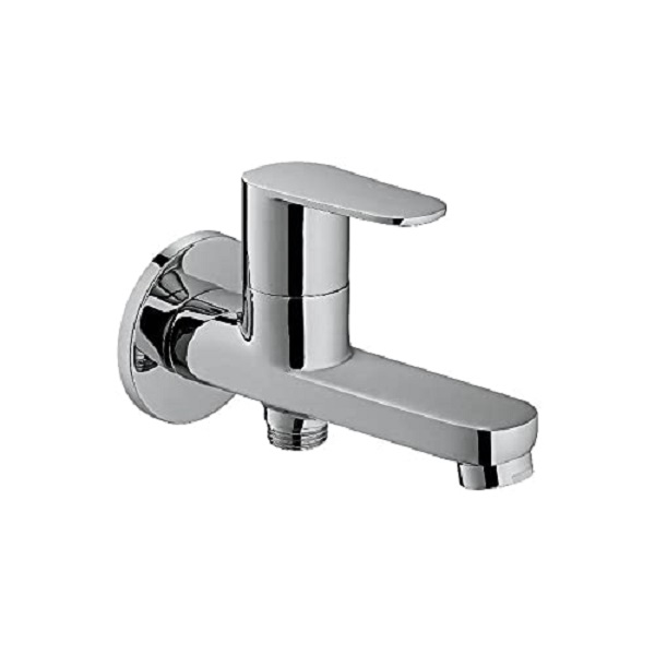 Two-Way Bib Tap with Flange - Chrome - BT002