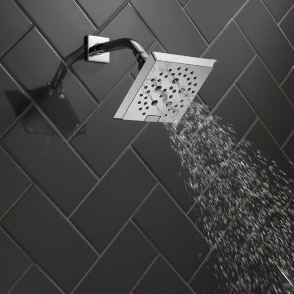 6 inch 5-Setting H2Okinetic with Touch-Clean Showerhead - Chrome - 52664