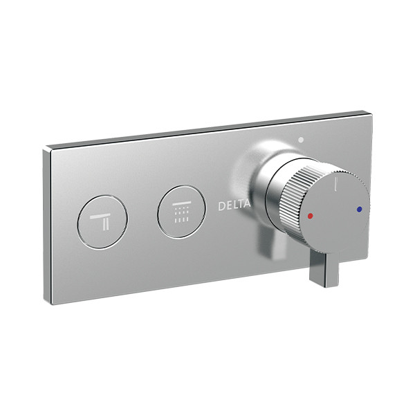 Premium knurled lever handle kit for Choice Dway push button shower mixer