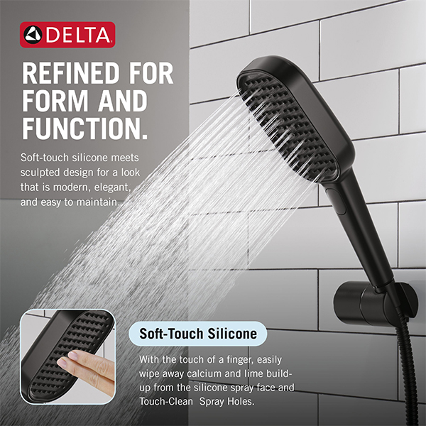 150mm x 89mm Multi-Function (4-Setting) Handshower with FeatherRain Spray