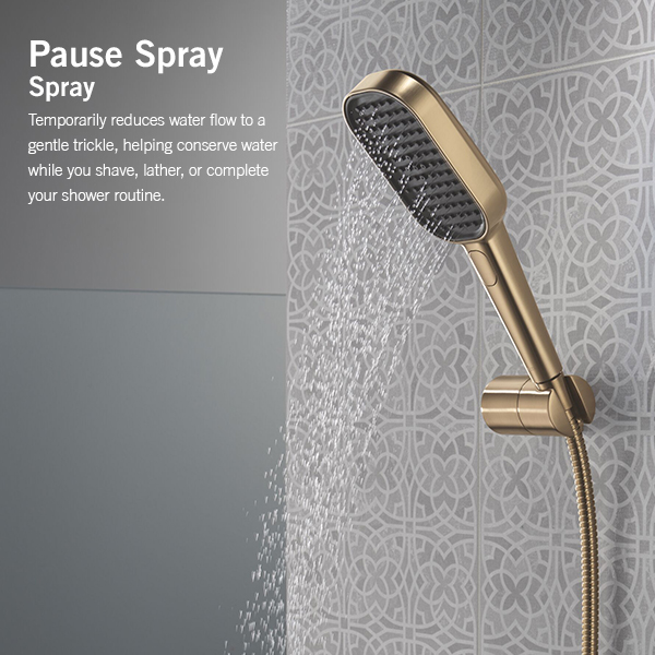 150mm x 89mm Multi-Function (4-Setting) Handshower with FeatherRain Spray