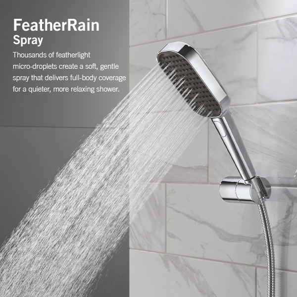 4-Setting Handshower with FeatherRain Spray