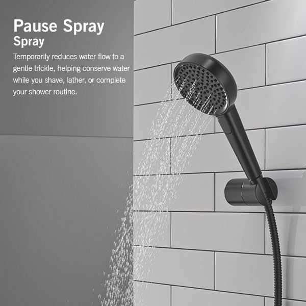 114mm Multi-Function (4-Setting) Handshower with FeatherRain Spray