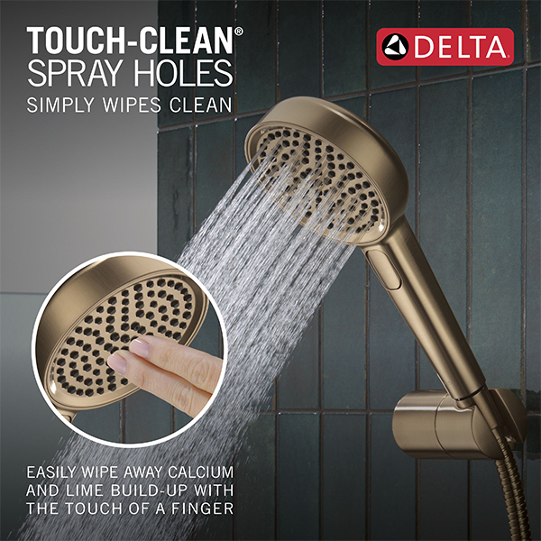 114mm Multi-Function (4-Setting) Handshower with FeatherRain Spray