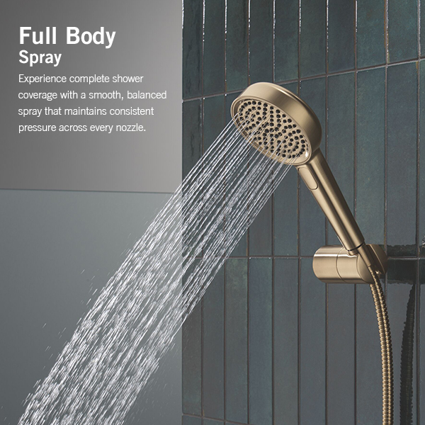 114mm Multi-Function (4-Setting) Handshower with FeatherRain Spray