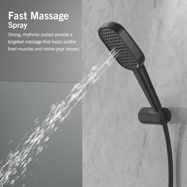 150mm x 89mm Multi-Function (4-Setting) Handshower with FeatherRain Spray