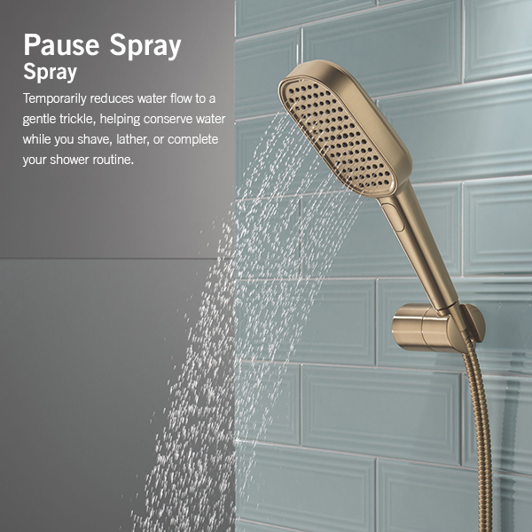 150mm x 89mm Multi-Function (4-Setting) Handshower with FeatherRain Spray