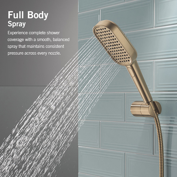 150mm x 89mm Multi-Function (4-Setting) Handshower with FeatherRain Spray