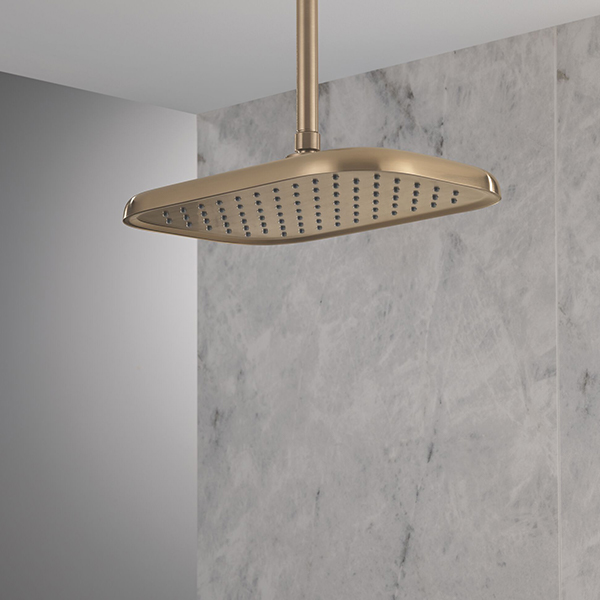356 x 229 mm Single Function Shower Head with Finish Spray Face