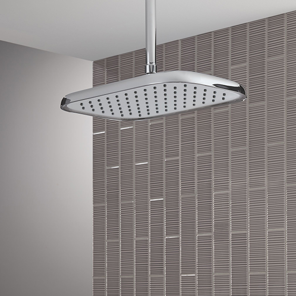 356 x 229 mm Single Function Shower Head with Finish Spray Face