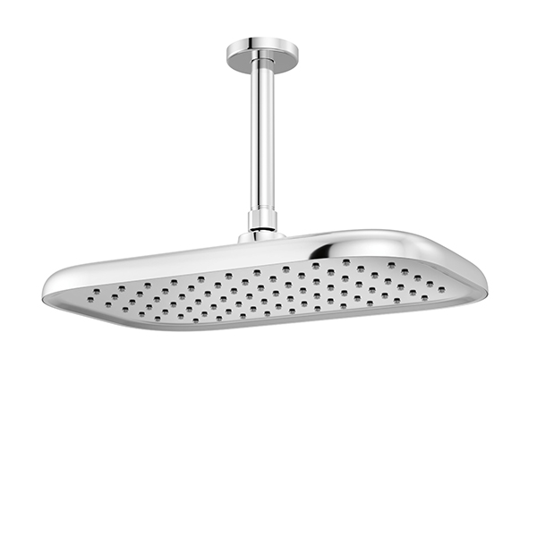 356 x 229 mm Single Function Shower Head with Finish Spray Face