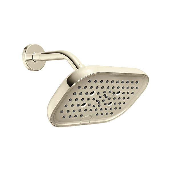229mm x 146mm Multi-Function (6-Setting) Raincan Showerhead with H2Okinetic Technology