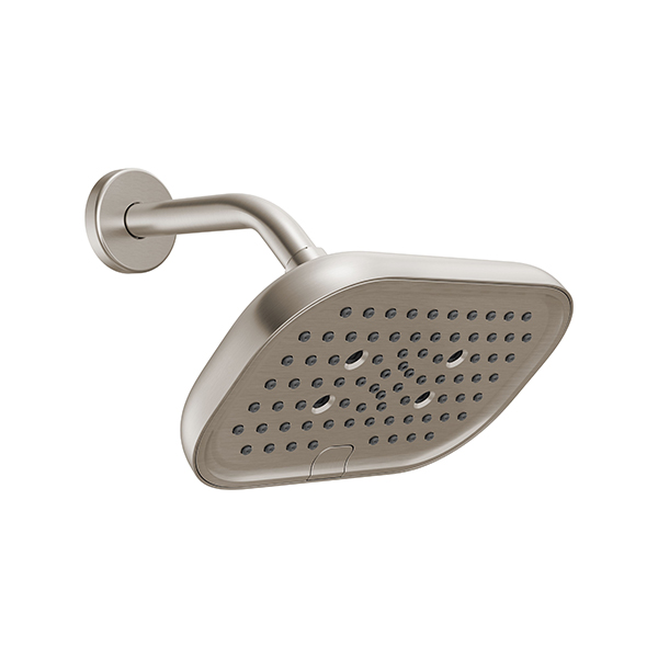229mm x 146mm Multi-Function (6-Setting) Raincan Showerhead with H2Okinetic Technology