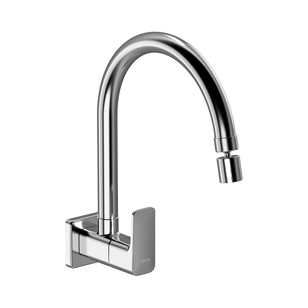 Single Handle Wall Mount Cold Only Kitchen Faucet