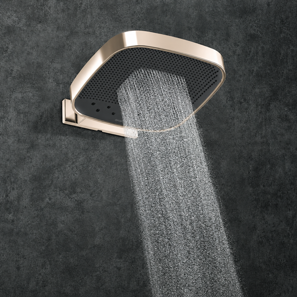 15" Square Multi-Function Showerhead with Wallmount Showerarm