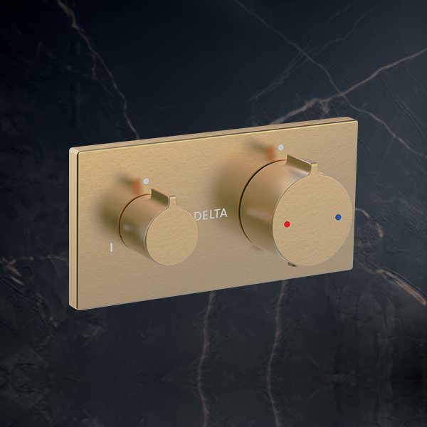 Thermostatic Trim - 2 Outlet