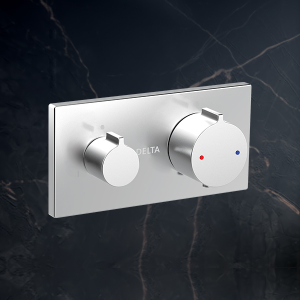 Thermostatic Trim - 2 Outlet