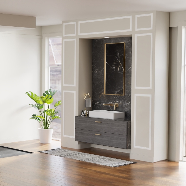 Single Handle Wall Mount Lavatory Faucet Trim Only