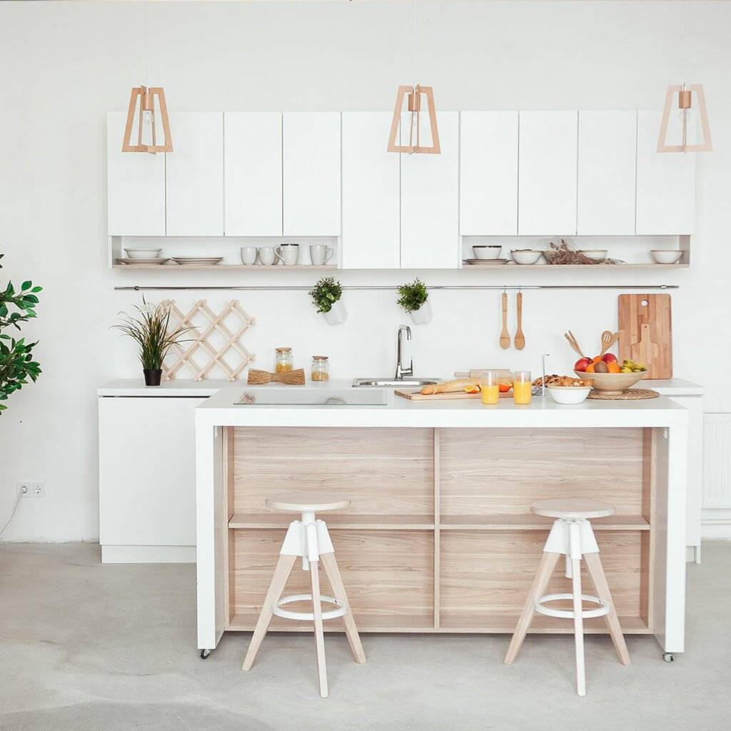 Kitchen Space Saving Ideas - Kitchen Island Will Give You Extra Storage