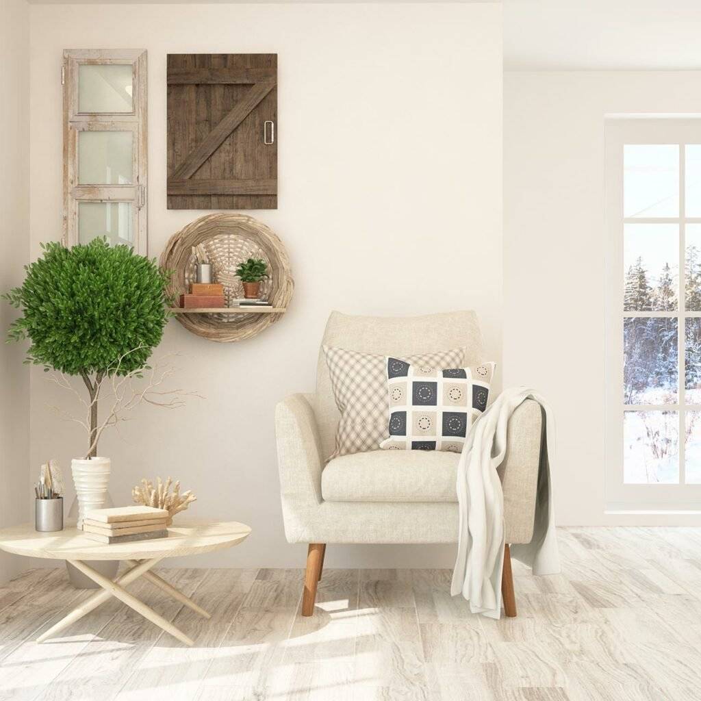 Minimalist interior design for a low budget home