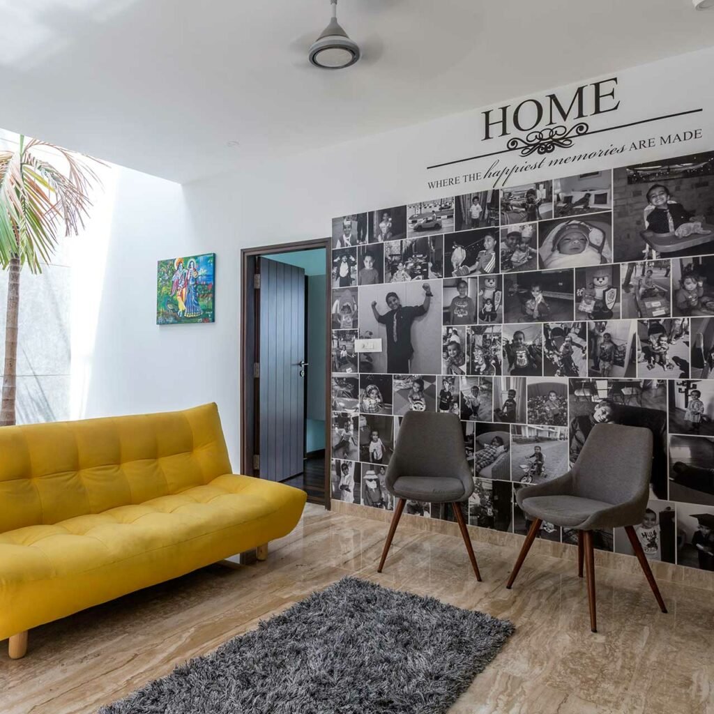 Design Your Bedroom With The Photos Of Your Family Or Children To Trace Their Lives And Accomplishments