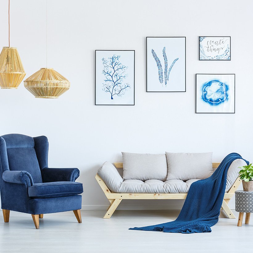 Chair designs for living room with one large sofa and one horizontal sofa where you can lie down and rest with living room mini bar furniture design