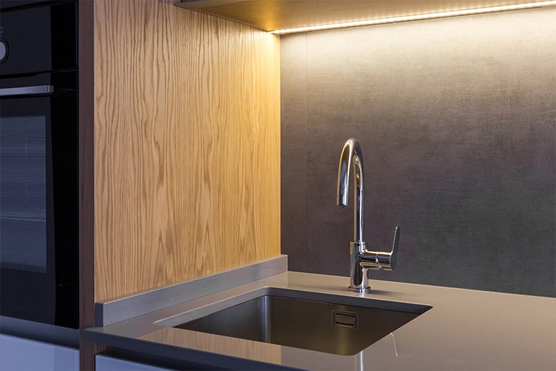 Undermount kitchen sink is one of the types of kitchen sinks and simply sweep from the countertop into the sink