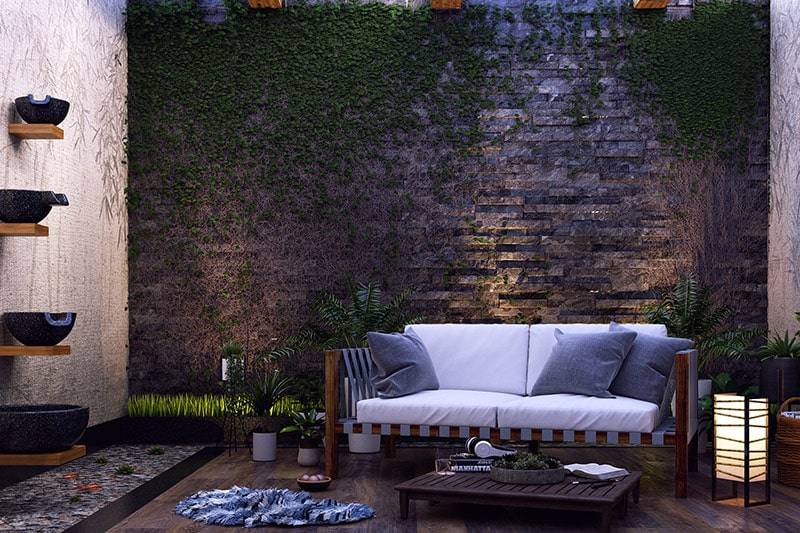 Wooden sofa designs for living room, a wooden sofa set enhances the nature inspired charm of the space