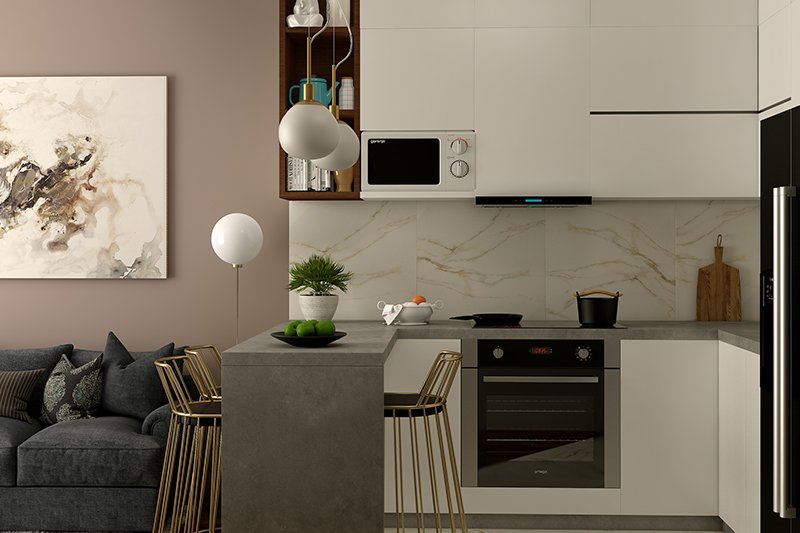 Open Kitchen design in hall which is the best way to make most out of your space in open kitchen with hall design