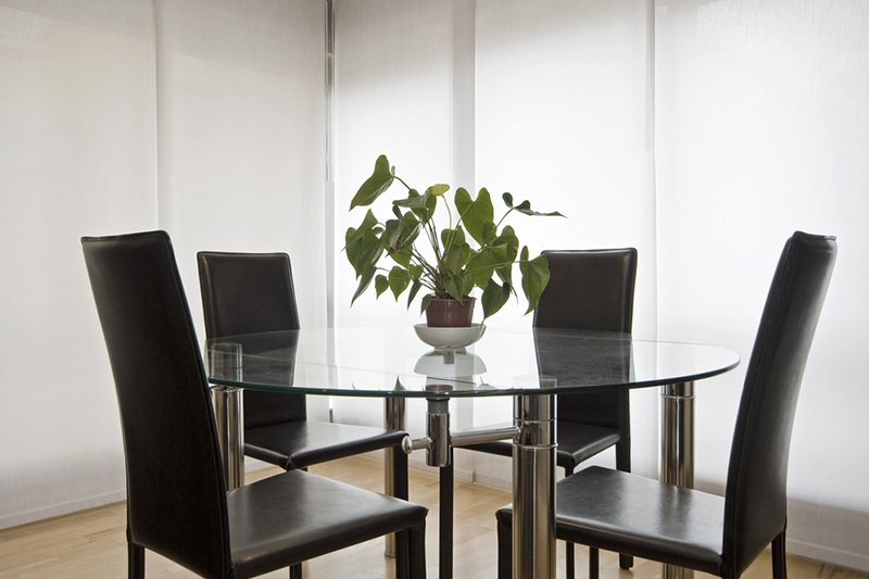 Round glass dining table where there are so many ways to support glass table sets for glass dining table designs