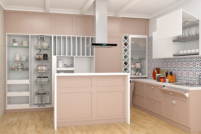 Modern kitchen images for your home with a mix of open and covered storage cabinets and also check out these modern kitchen pics