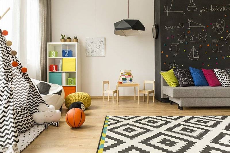 Kids room wall decor for your home which includes chic and patterned rug