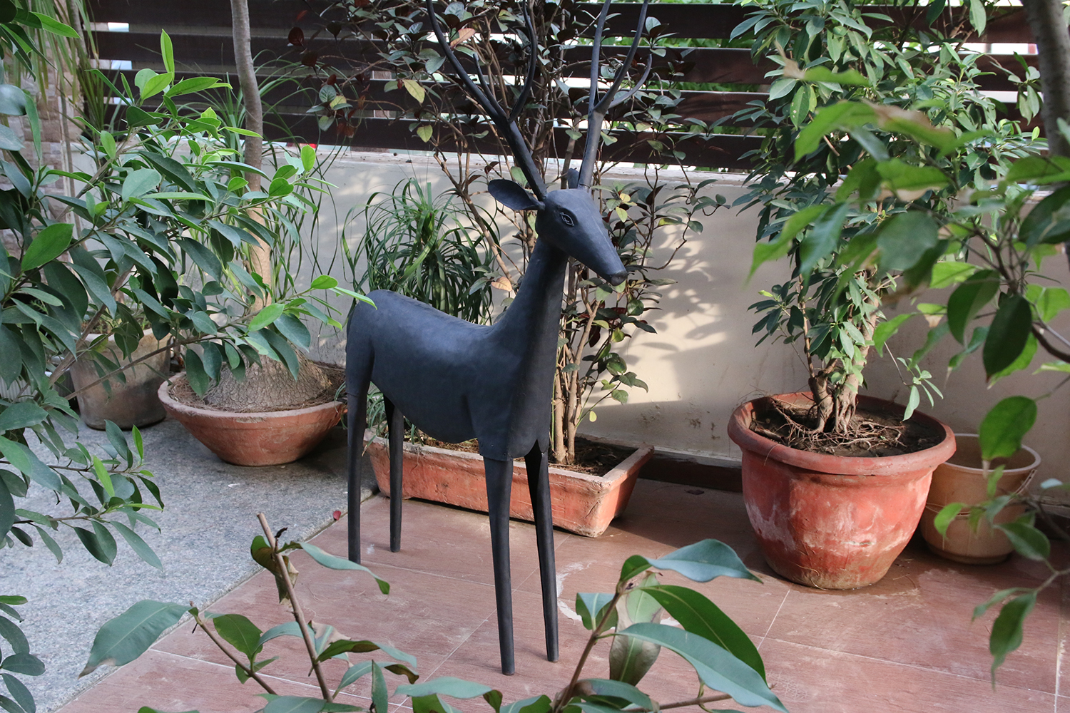 DC Collaboration: Wrought Iron Deer From Bastar DC Collaboration: Wrought Iron Deer From Bastar