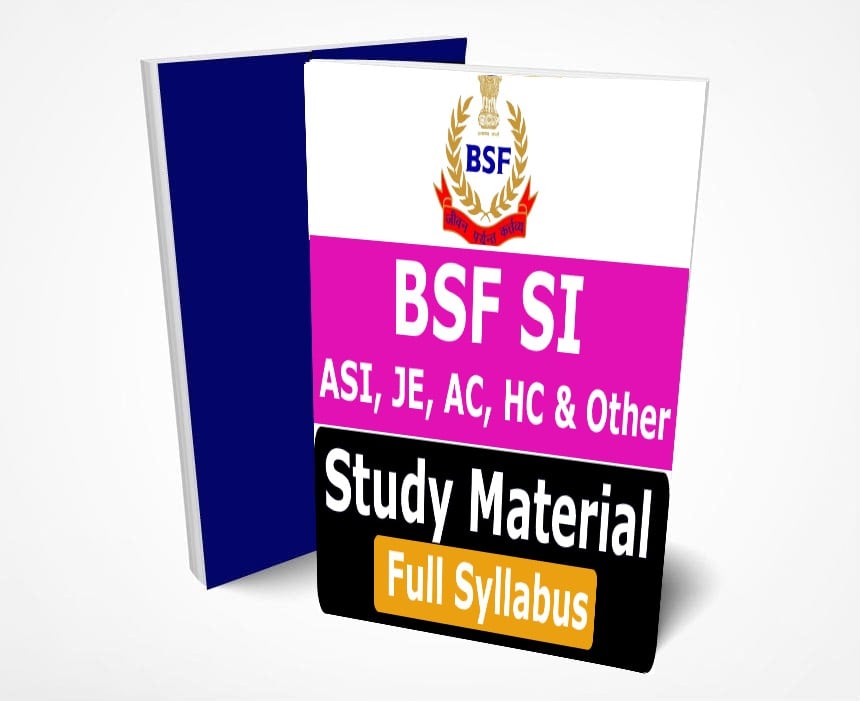 BSF SI Study Material Lecture Notes 2022 (Topicwise) Buy Online Full