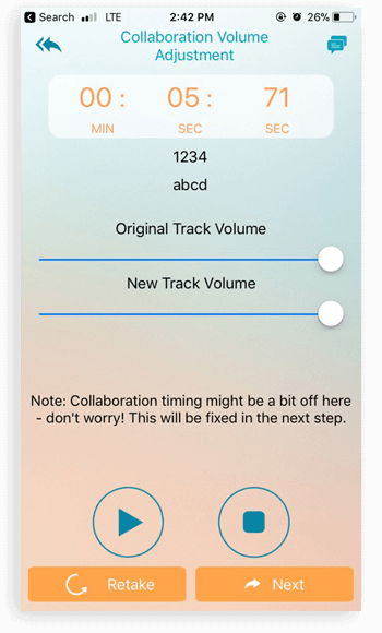 music app screenshots