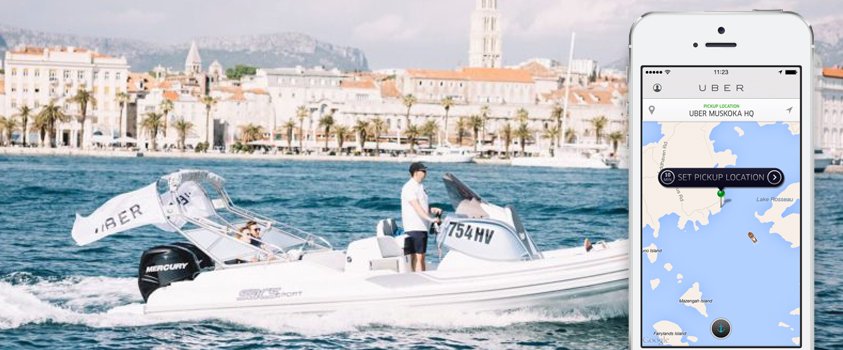 Uber launches Uberboat