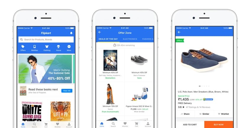Mobile commerce app examples