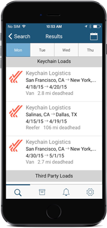 Keychain Truck Mobile App