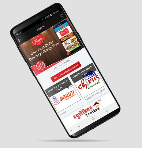 food delivery app development project