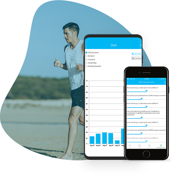 smart mobile app for chronic disease management