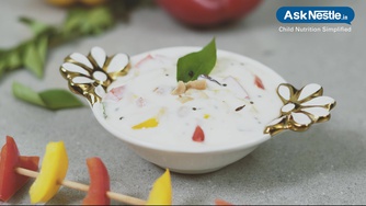 Bell Pepper Peanut Raita With Cow Milk Curd Recipe for Kids, How to ...